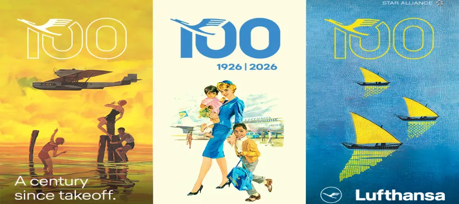 Lufthansa startet 100 Jahre Kommunikation mit emotionaler Zeitreise